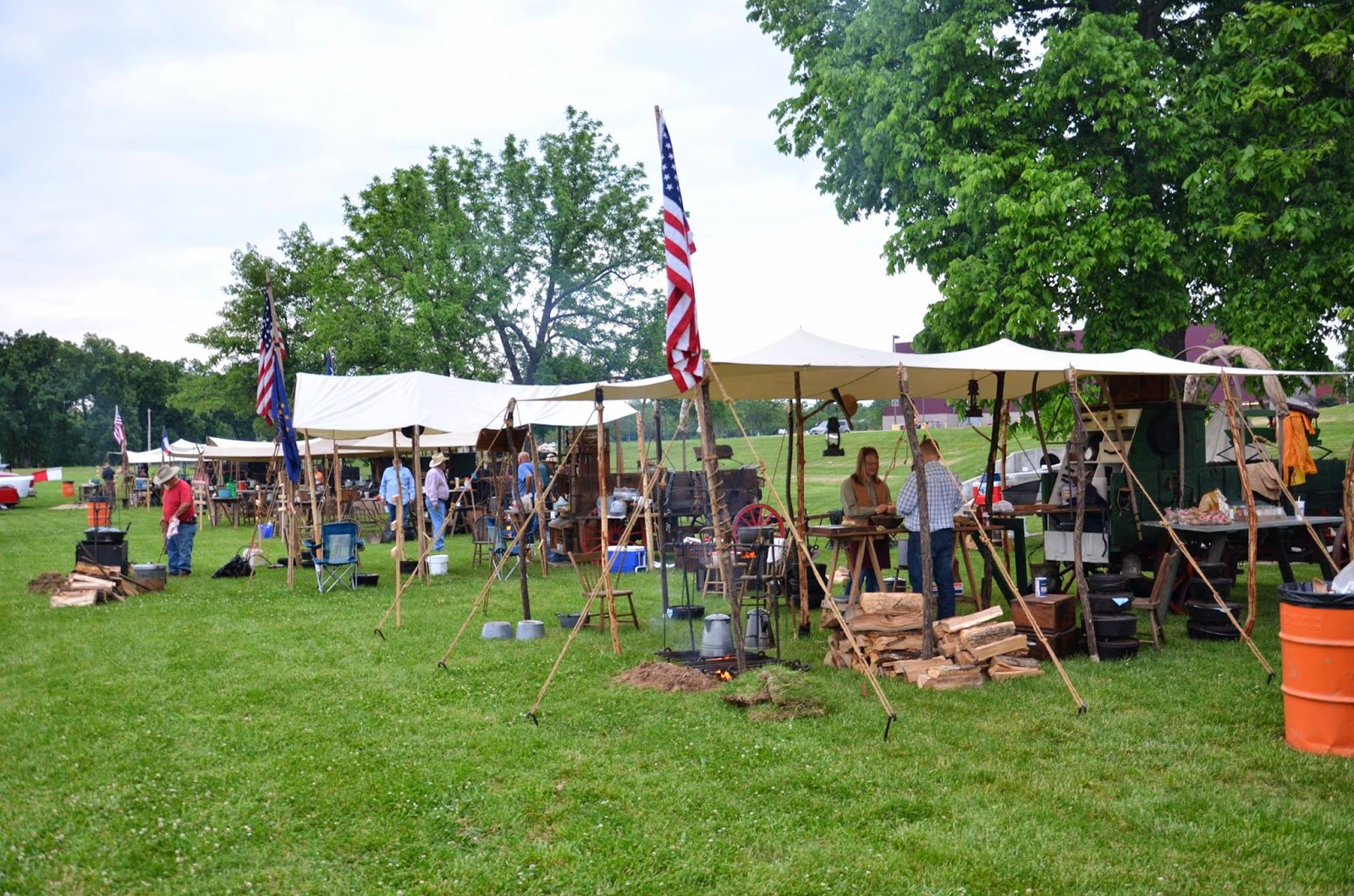 Cowboys and Chuckwagon Cooking Wagons for Warrior's