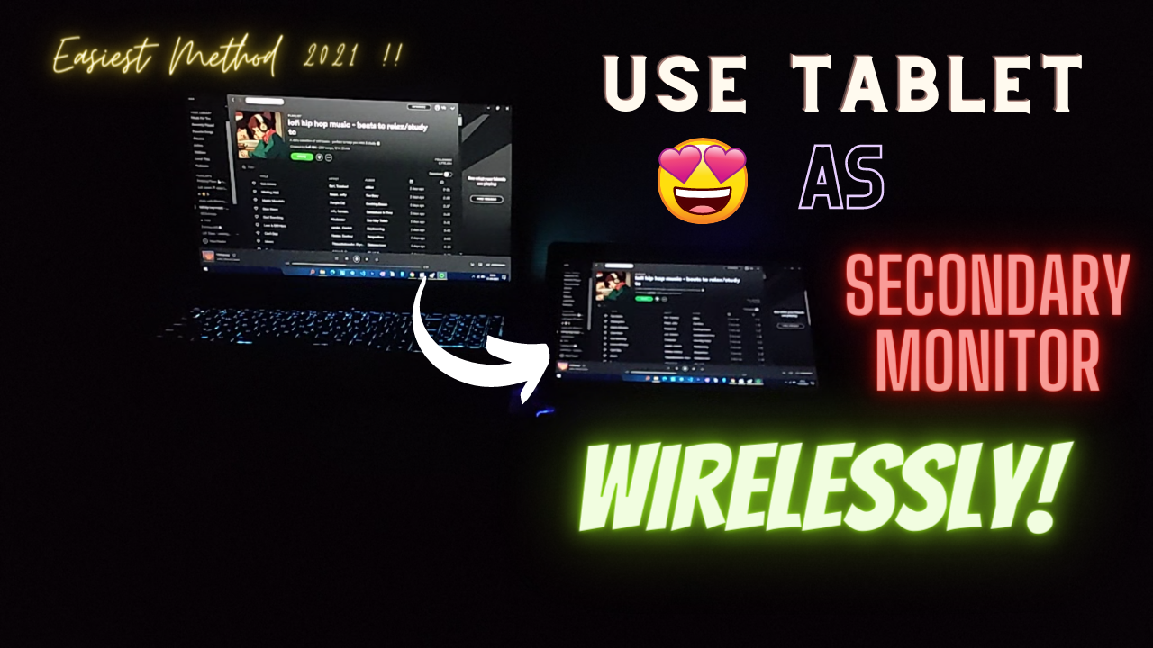 Use your Tablet or Phone as a Secondary Monitor for your Desktop