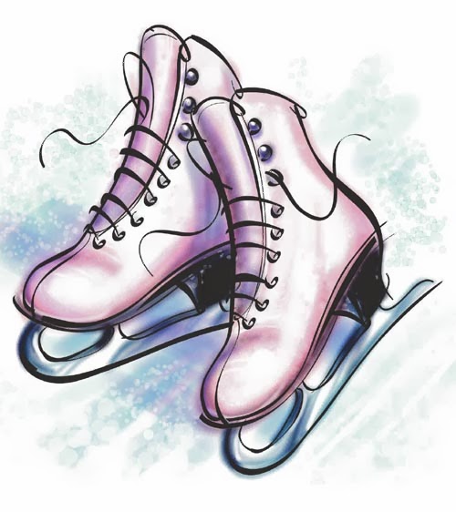 ice skate clip art - photo #7