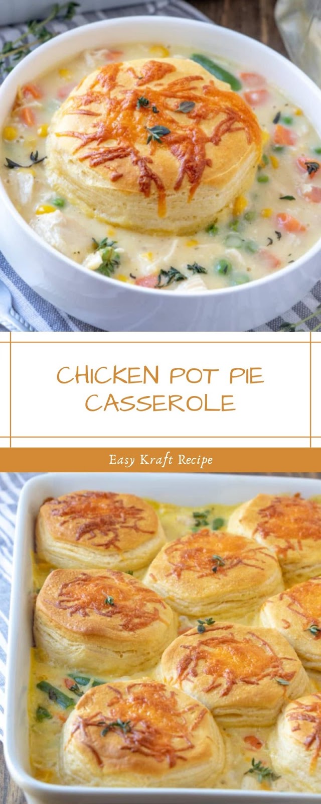 CHICKEN POT PIE CASSEROLE Easy Kraft Recipes