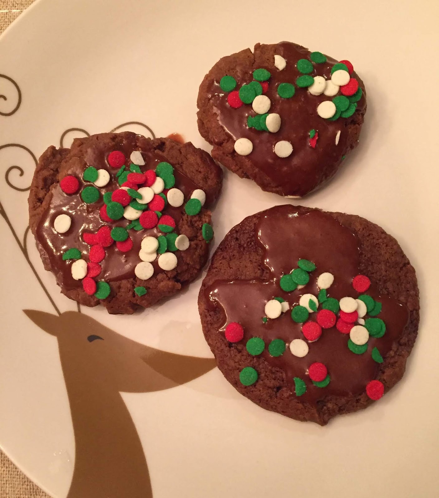 Jersey Girl in the Kitchen Nigella Christmas Chocolate Cookies