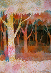 watercolor negative painting space trees watercolour prism paintings tutorial painted workshop forest watercolors tree howard techniques tutorials landscapes pat project