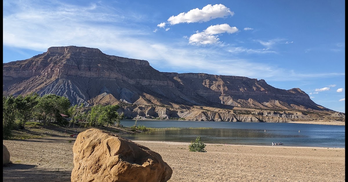Millsite Resevoir Ferron Utah in 360 Degrees for Kayaking and Fishing