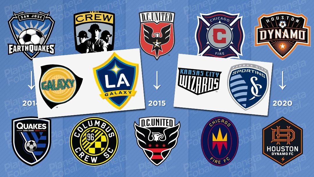 Alle MLSTeams, die seit 2007 ein komplettes Rebranding hatten Nur