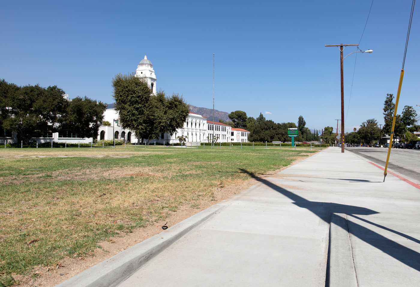 New Monrovia High School Sidewalk Colorado Blvd.