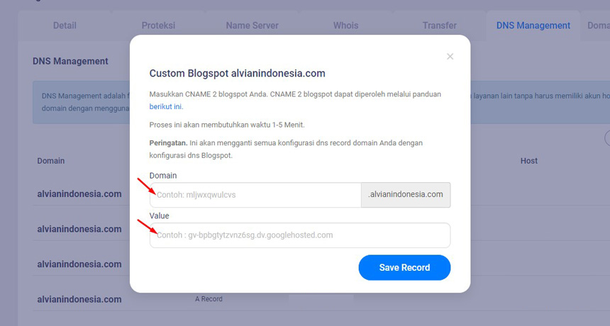 Custom domain. Custom domain