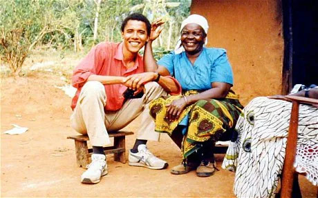 Barack Obama and Mama Sarah Obama