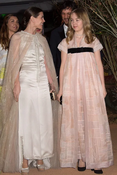 Prince Albert II of Monaco,Princess Caroline of Hanover, Charlotte Casiraghi, Princess Alexandra of Hanover, Beatrice Borromeo-Casiraghi, Pierre Casiraghi, Andrea Casiraghi and Tatiana Casiraghi attend The 62nd Rose Ball