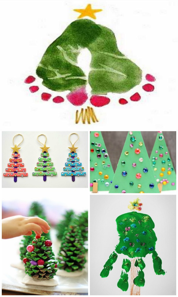 christmas tree art activities for kids