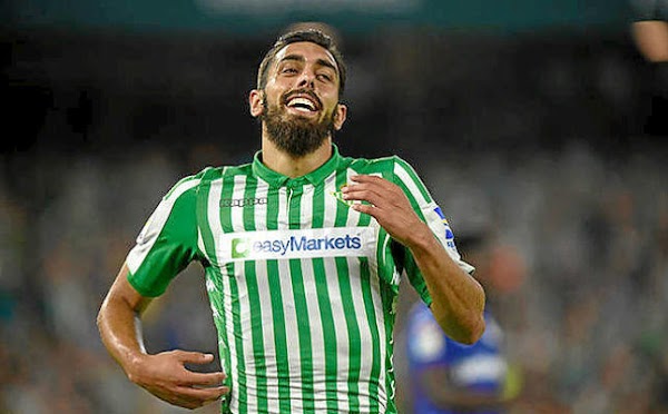 Borja Iglesias - Betis -: "El gol del otro día me ayuda a seguir confiando y trabajando"