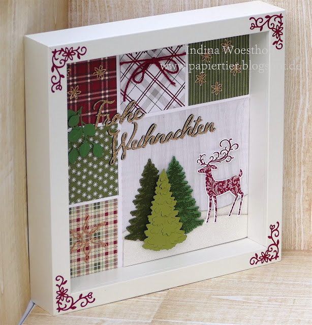 Weihnachtshirsch | Homedeko Stampin' Up! | papiertier Indina | Blog Hop Weihnachtshirsch | Homedeko Stampin' Up! | papiertier Indina | Blog Hop