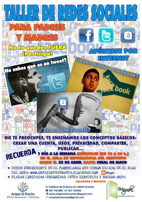 Ampa El Pocito IES La Fuensanta: Taller de Redes Sociales para padres y ...