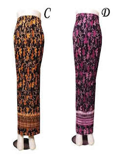 model rok batik panjang trendy