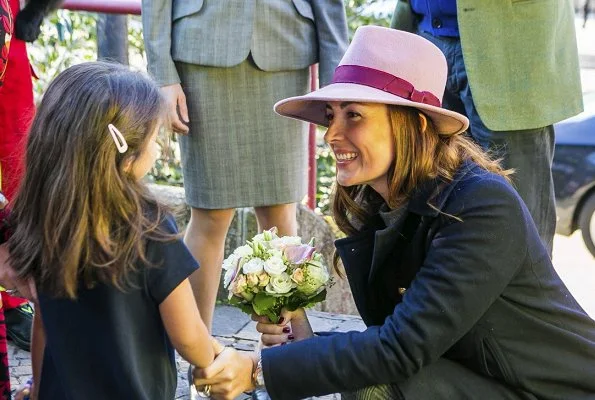 Prince Felix and Princess Claire of Luxembourg visited the annual bazaar of the Luxembourg Red Cross at Hall Victor Hugo in Limpertsberg