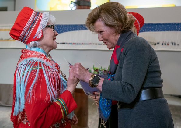 official opening of the exhibition "Histories. Three generations Sámi artists" at Queen Sonja Art Stable