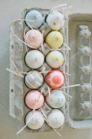 easter eggs diy advent calendar