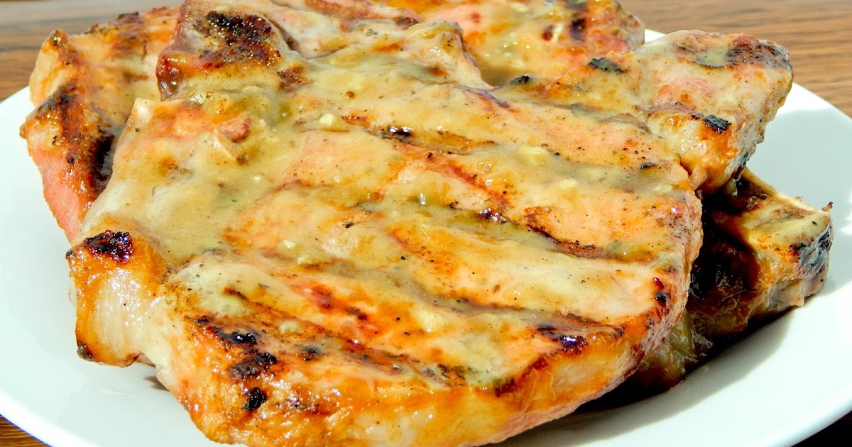 Crazy Deliciousness Honey Mustard Grilled Pork Chops