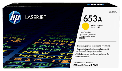 CF322A HP 653A Yellow Original LaserJet Toner Cartridge