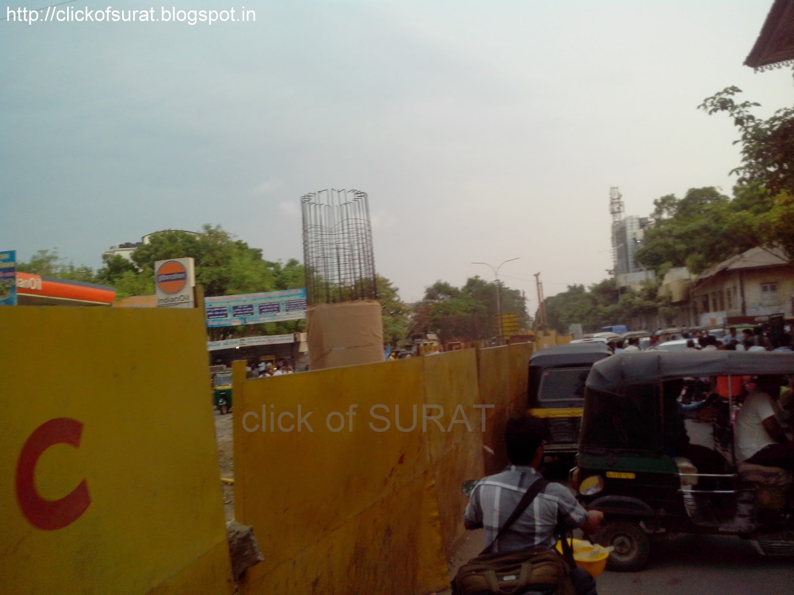 click of SURAT: New bridge under constructing in katargam area, Surat