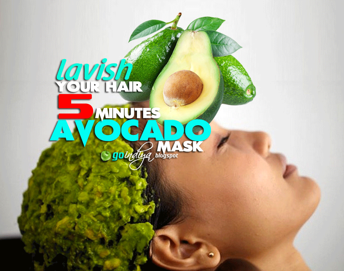 Lavish Your Hair with 5 minutes Avocado Mask Natural Home Remedies. Simple and Effective