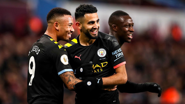 مانشستر سيتي يسحق أستون فيلا بسداسة مانشستر سيتي يسحق أستون فيلا بسداسة