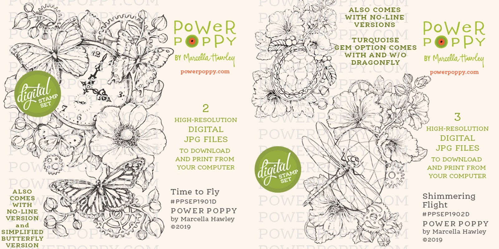 Scraps of Life: Power Poppy February Digital Release
