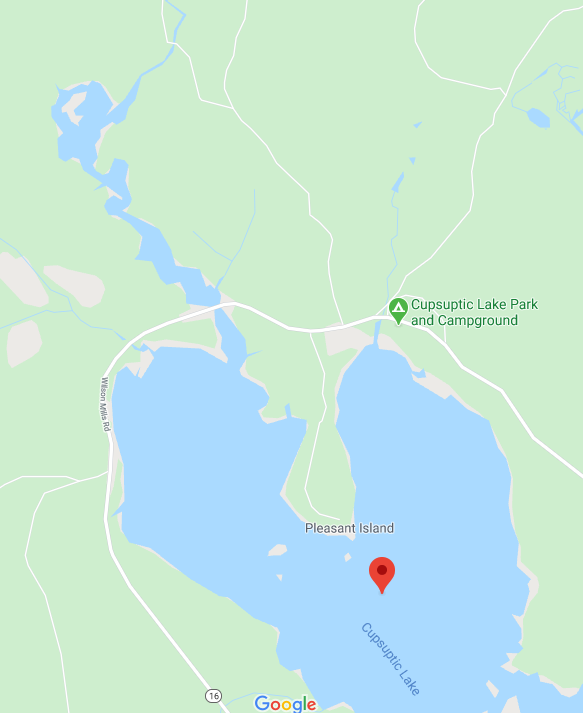 Recreational Kayaking in Maine Upper Cupsuptic Lake, Rangeley