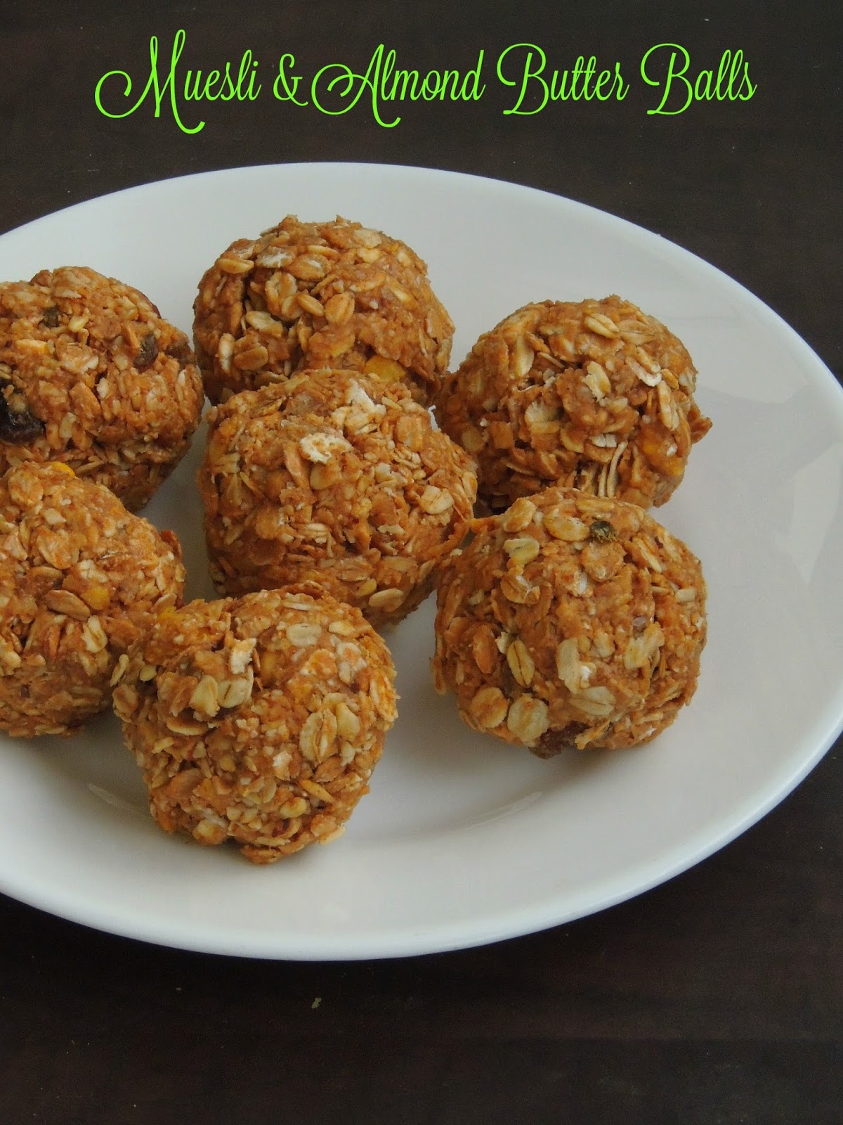 Muesli & Almond Butter Balls Cook N Click