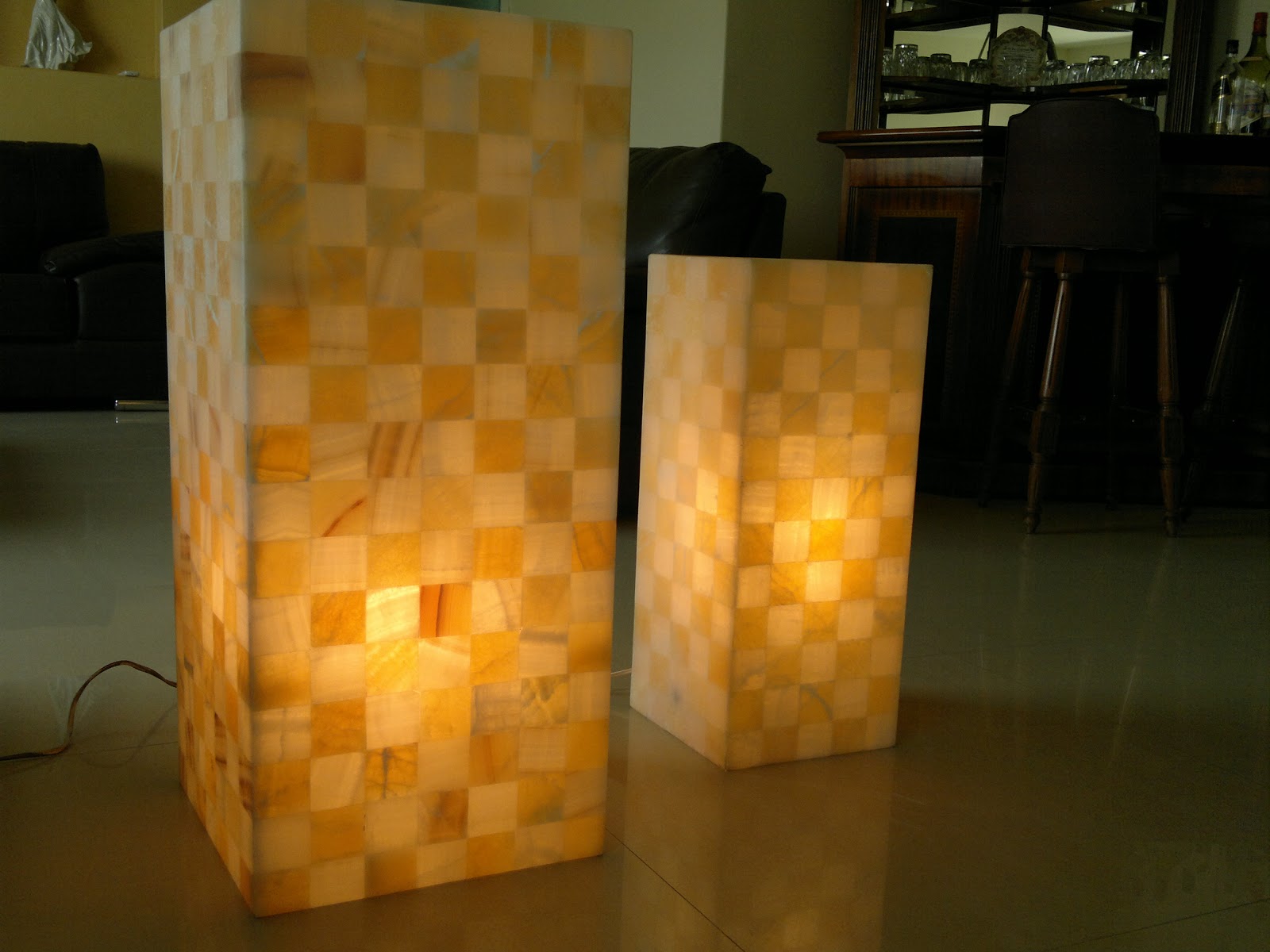 LA MARMOLESA LAMPARAS DE ONIX DESDE....1300 pesos