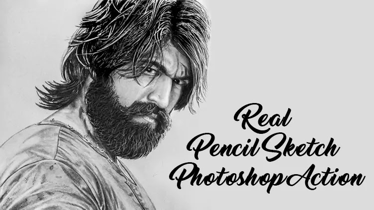 Photo to Pencil Sketch Effect in Photoshop VIDEO  Creative Pad Media