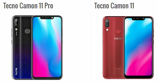 الفرق بين Tecno Camon 11 و Tecno Camon 11 Pro