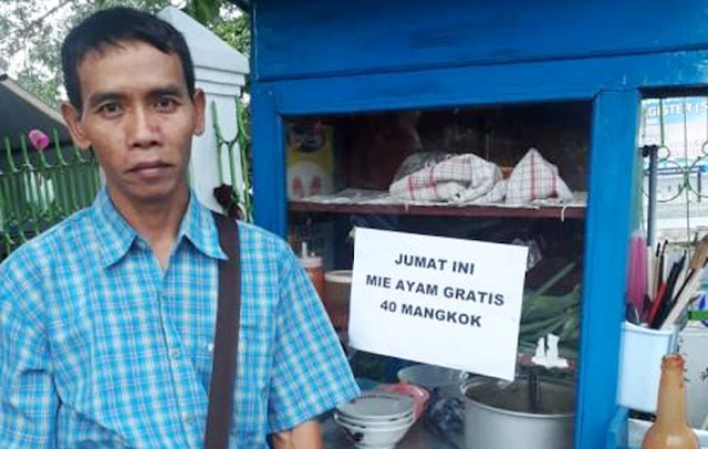 Viral Mie Ayam di Yogyakarta Diborong, Gratis untuk Jamaah Salat Jumat