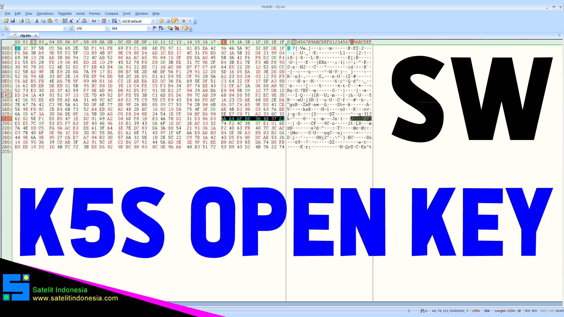 Cara Membuat SW K5S Open Key Matrix Tanaka Getmecom