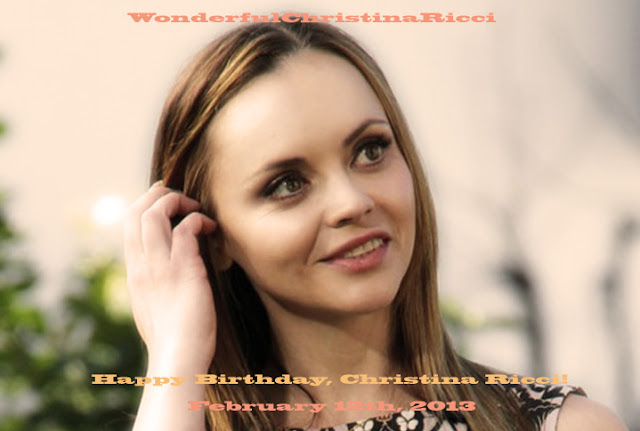 WonderfulChristinaRicci: February 12th, 2013: Happy Birthday, Christina