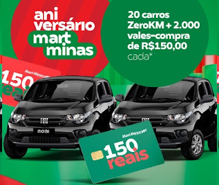 Aniversário 2021 Mart Minas Promoção