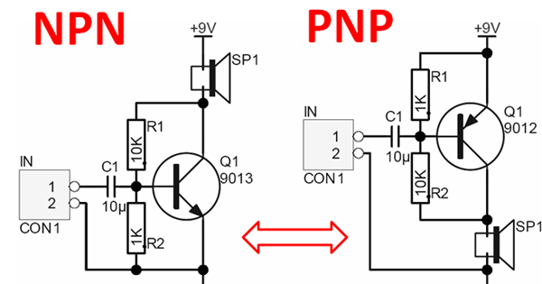 Pedoman Konversi Rangkaian Audio Amplifier Transistor 1 Konversi