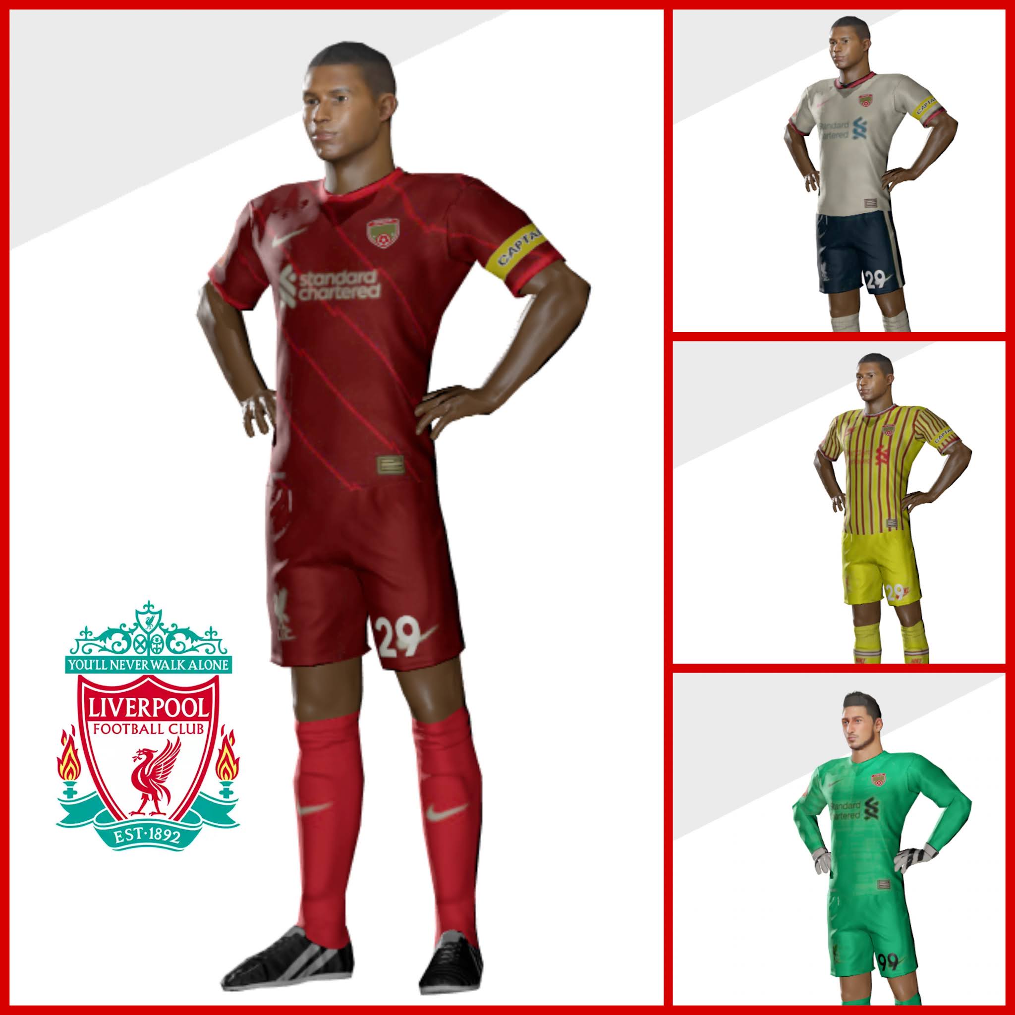 Kit Liverpool 2022 & Logo Dream League Soccer