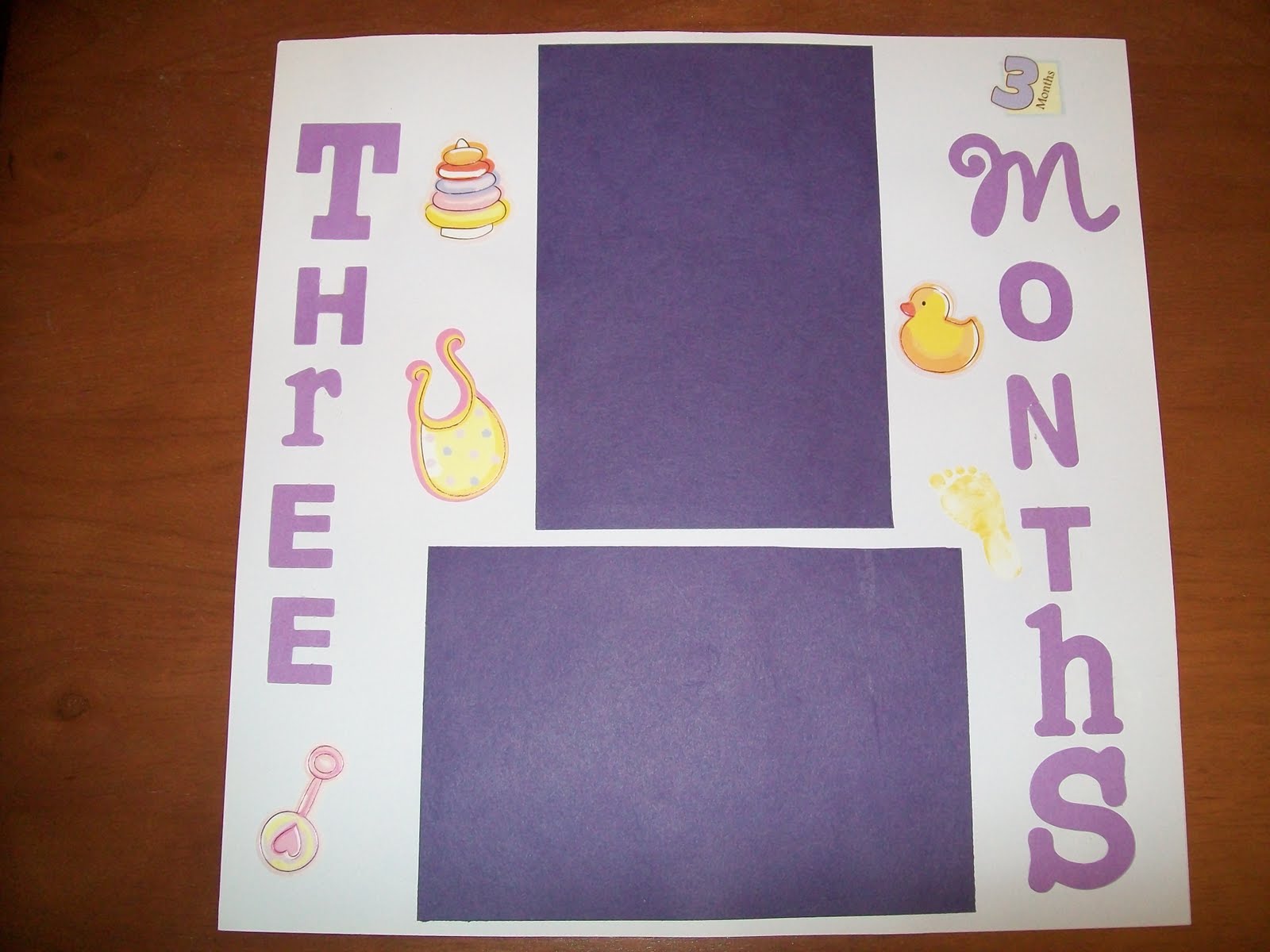 Creative Spice Baby's First Year PreMade Scrapbook Gift