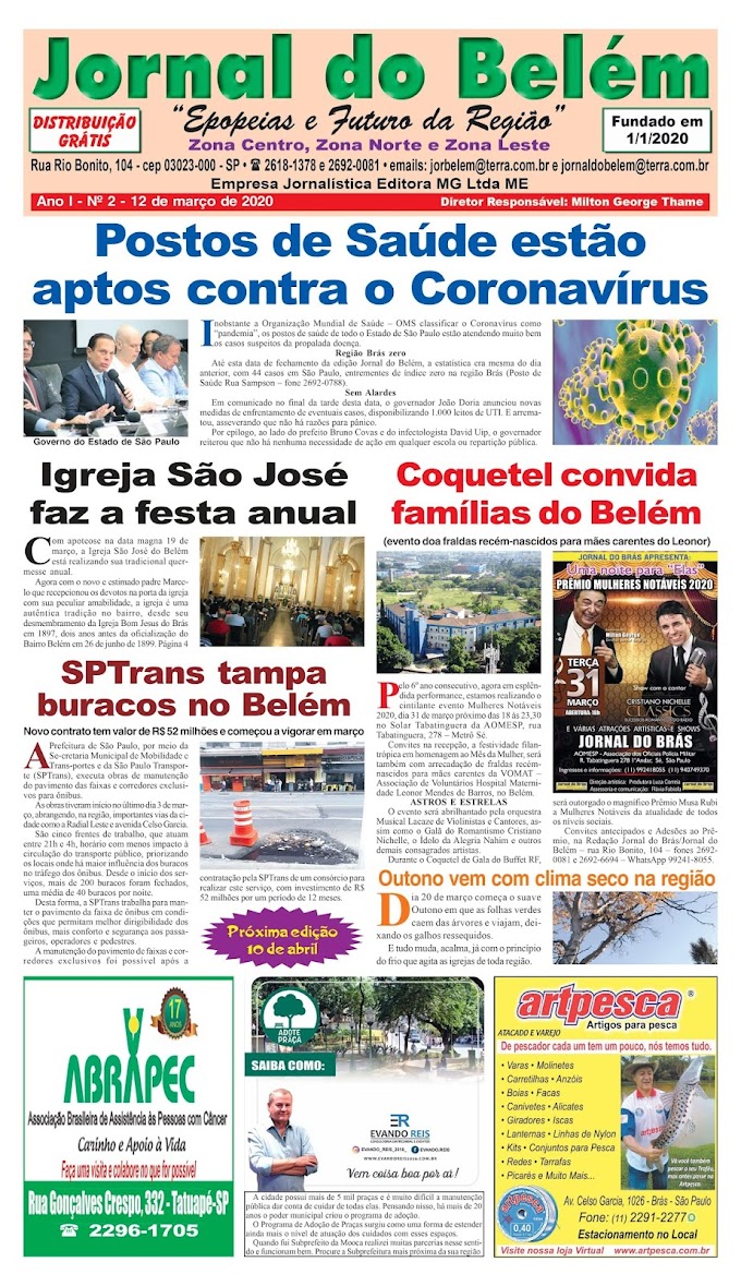 Destaques da Ed. 2 - Jornal do Belém