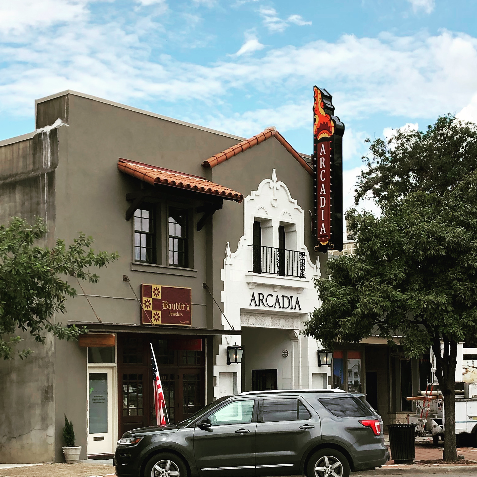Joe Herring Jr. A new sign for the Arcadia Theater