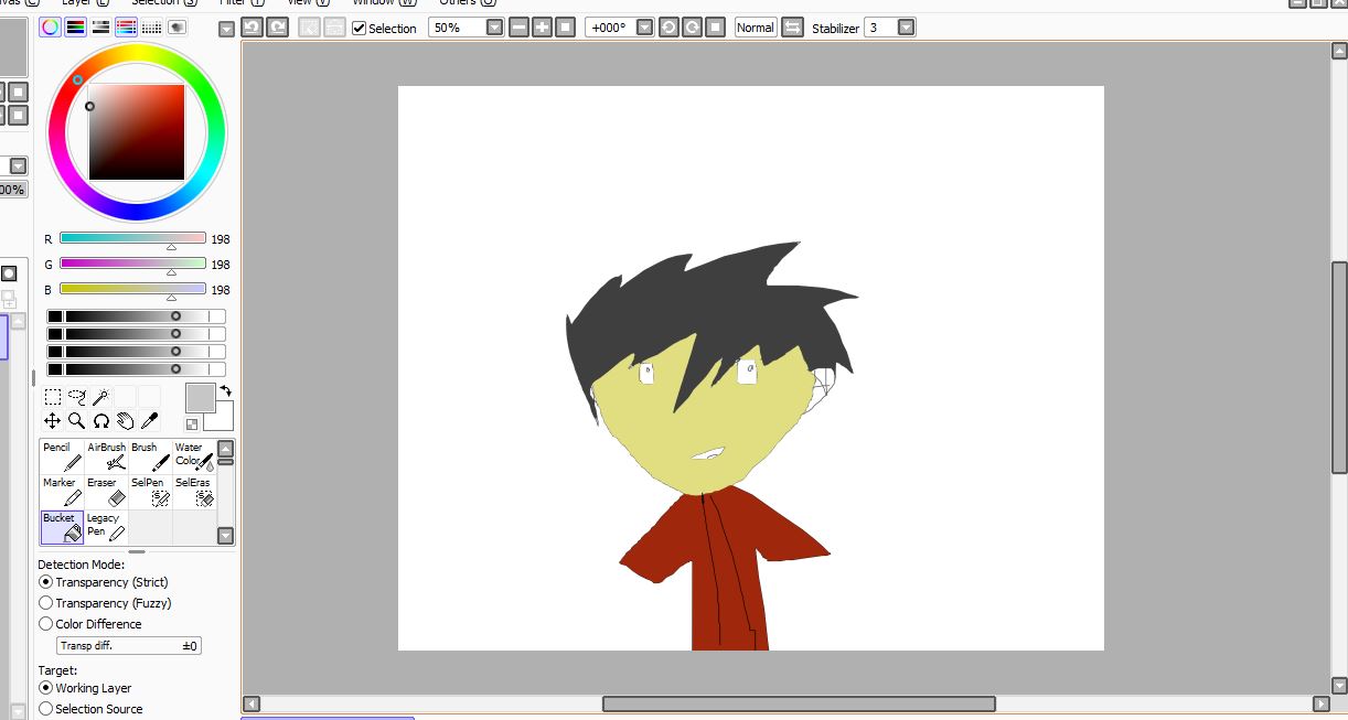 Cara Membuat Gambar Anime/Fan art Dengan PaintTool SAI | Nyolong Sandal