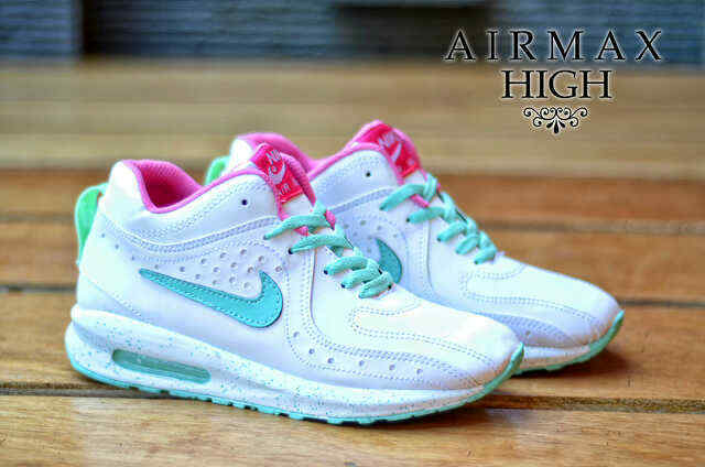 Sepatu Nike Air Max High Women White Tosca - Pesyen Store