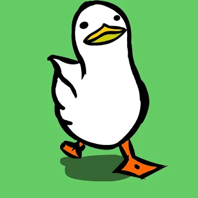 Funny Walking Duck Animated Wallpaper