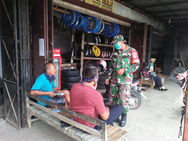 Kunjungi Warga Binaan Menjadi Bagian Komsos Babinsa Desa Gebang