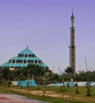 menara Masjid raya batam tower masjid agung batam