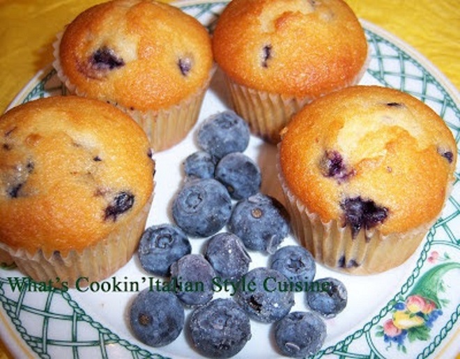 Blueberry Muffins with a Cake Mix What's Cookin' Italian Style Cuisine
