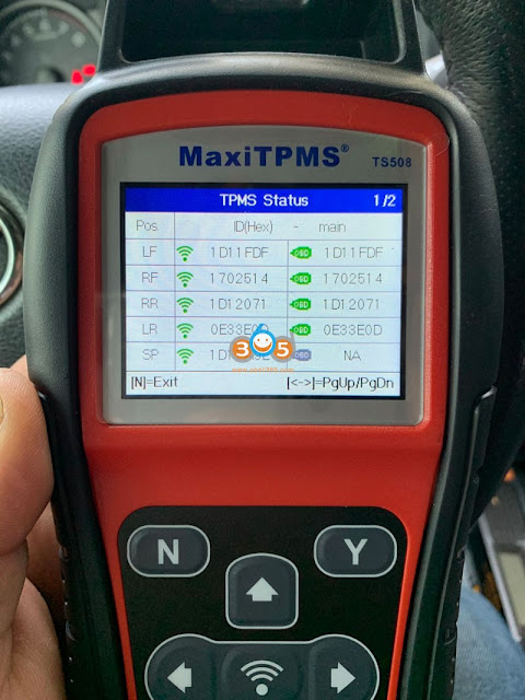 Program 2018 Toyota Tacoma TPMS by Autel MX Sensor 2