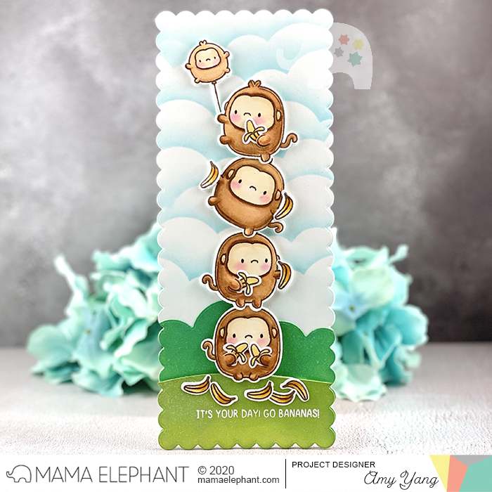 mama elephant | design blog: STAMP HIGHLIGHT: Zodiac Monkey