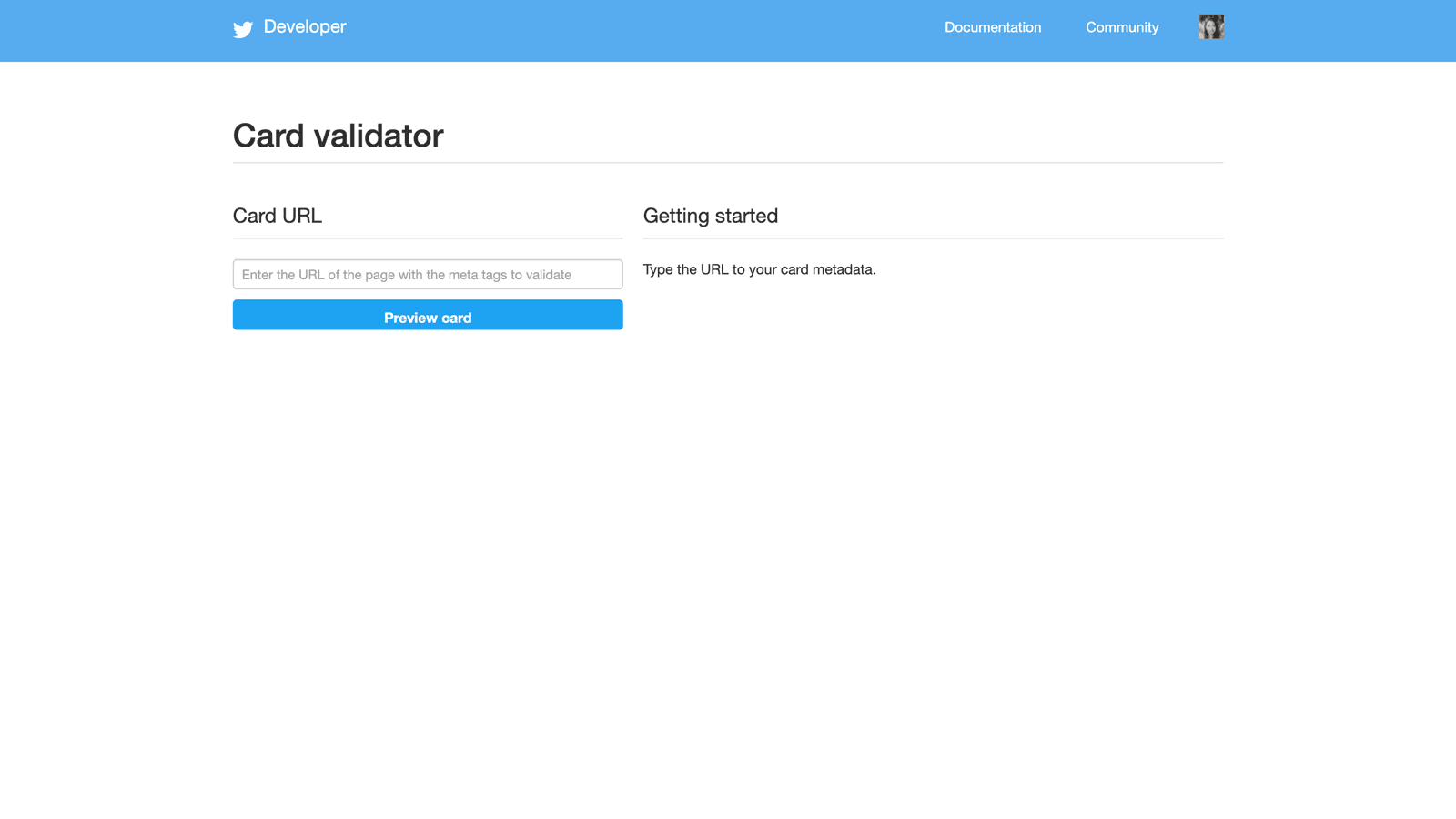 Twitter Card Validator