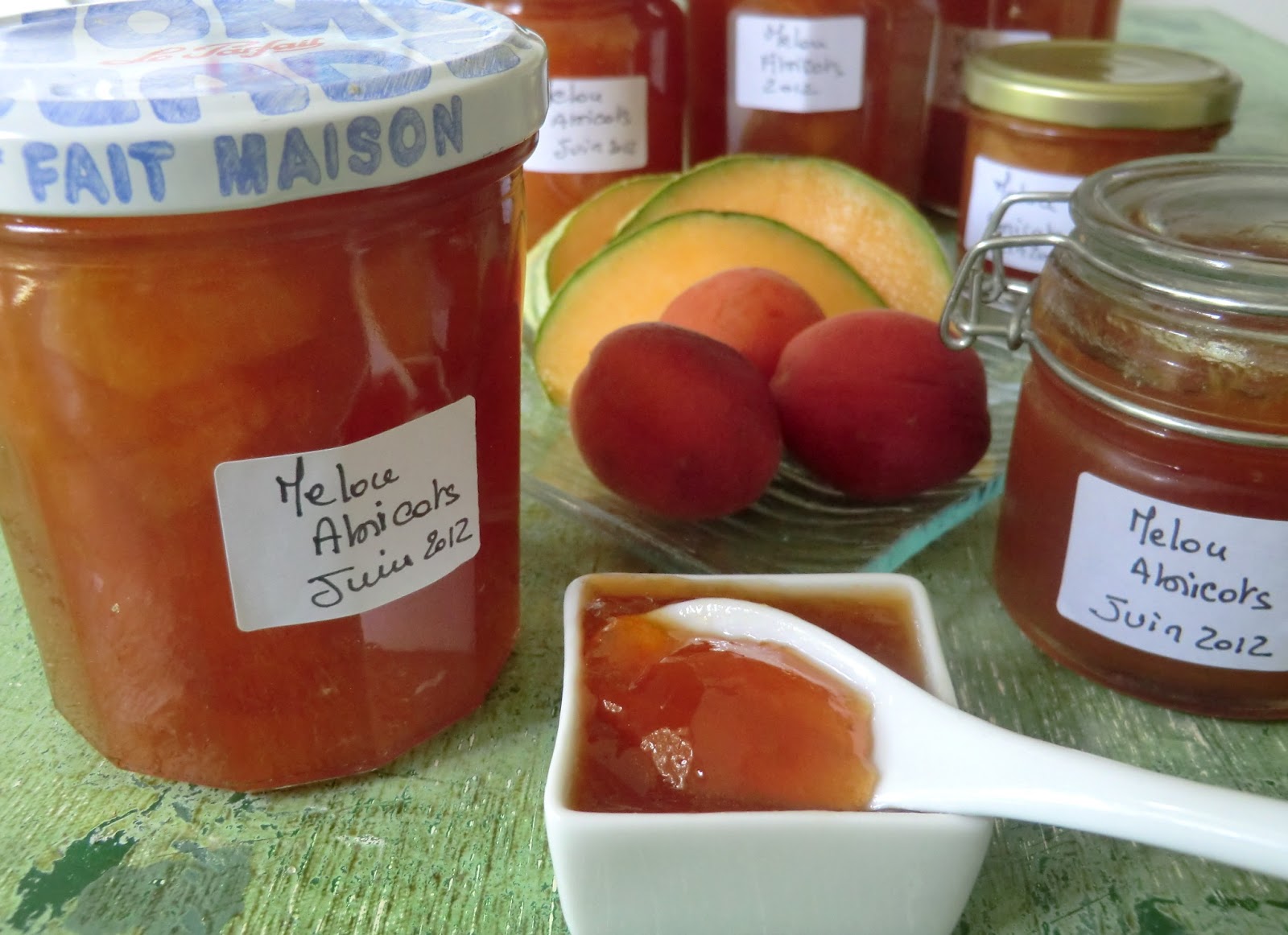 Confiture de melon aux abricots et à l'agaragar Ma petite cuisine
